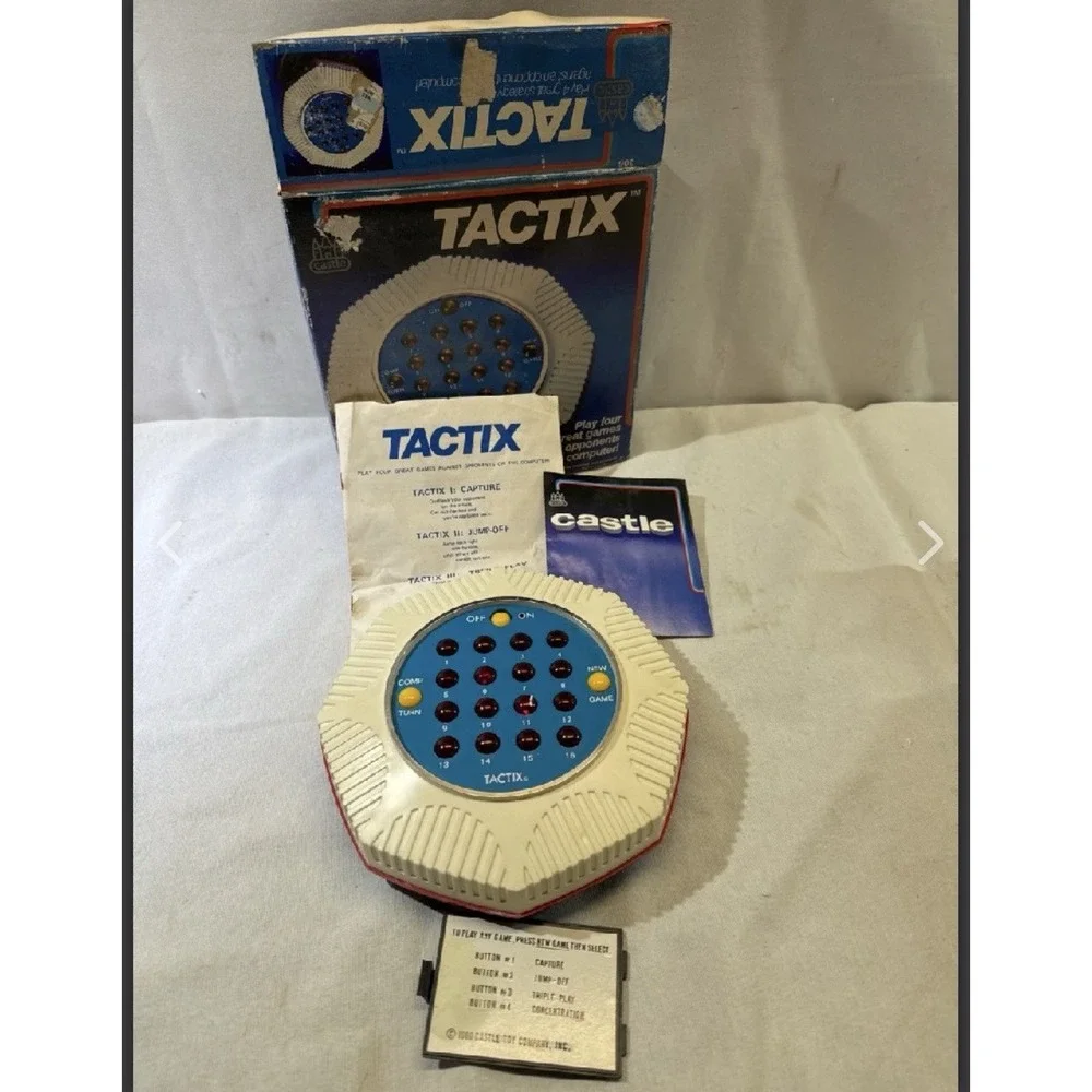 1980‎ Tactix Rare Game Castle Toy Co. Complete Tested